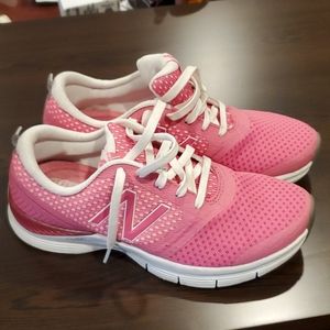 Pink New Balance sneakers